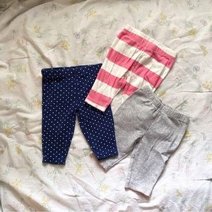 Carters Appliqué 3m Pants Bundle